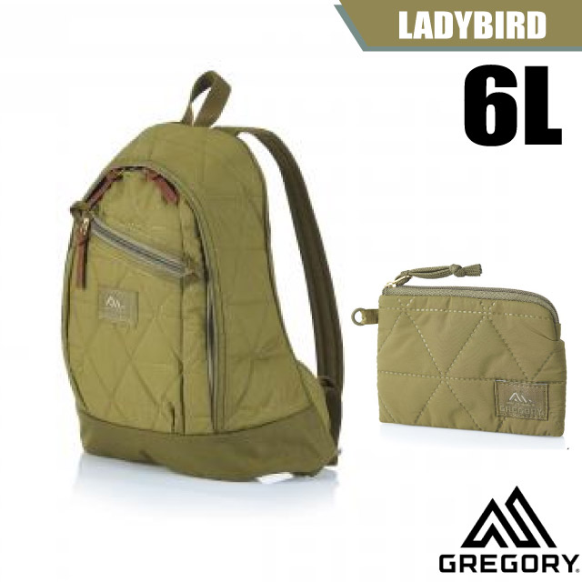 【美國 GREGORY】LADYBIRD BACKPACK XS 6L超輕多功能迷你後背包+手挽袋/131372鼠尾草綠✿30E010